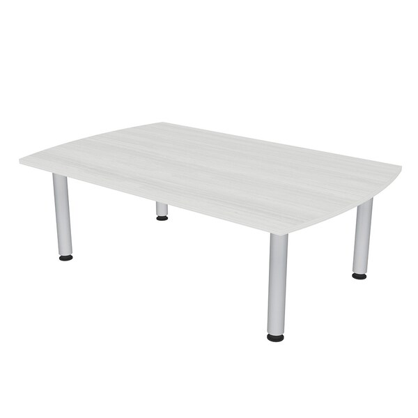45.25 in W, 71.5 in L, 29 in H, Engineered Wood Top, White